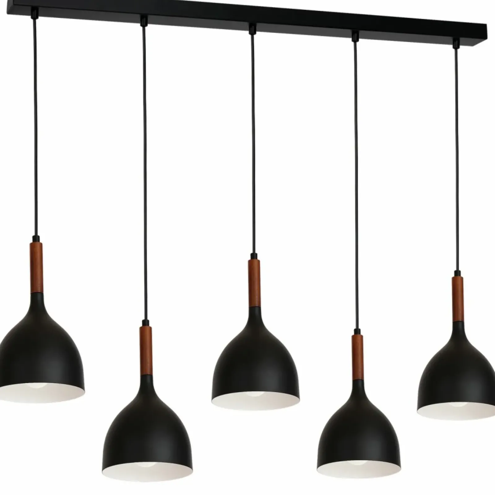 Sklep Kaja Lampa wisząca na podłużnej listwie, nad stół LX 3708 z serii NOAK WOOD Best