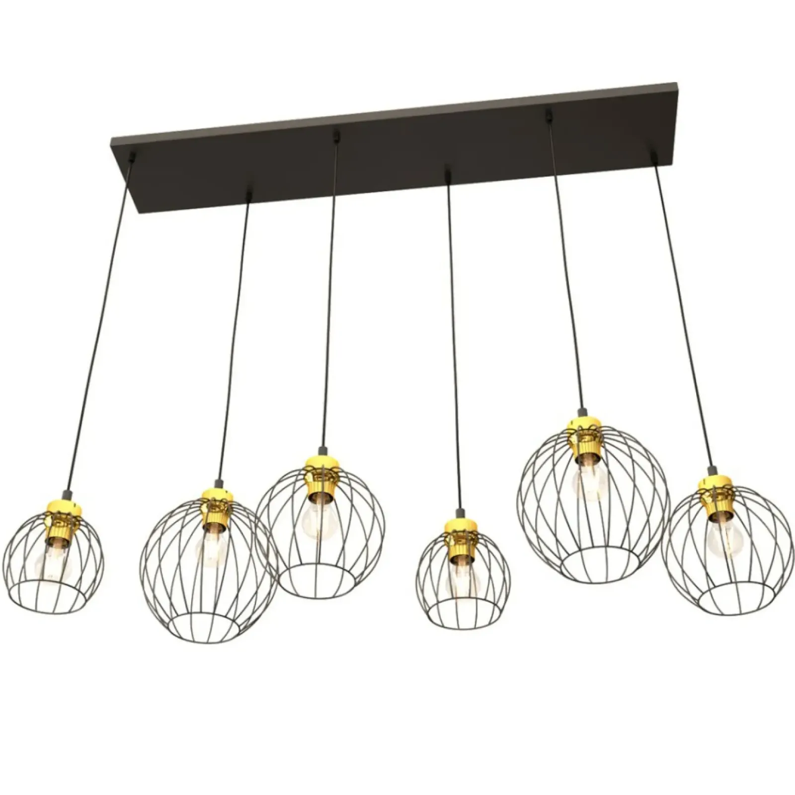 Sklep Kaja Lampa wisząca na podłużnej podstawie, 6xE27 1368/6 z serii NANDO Clearance
