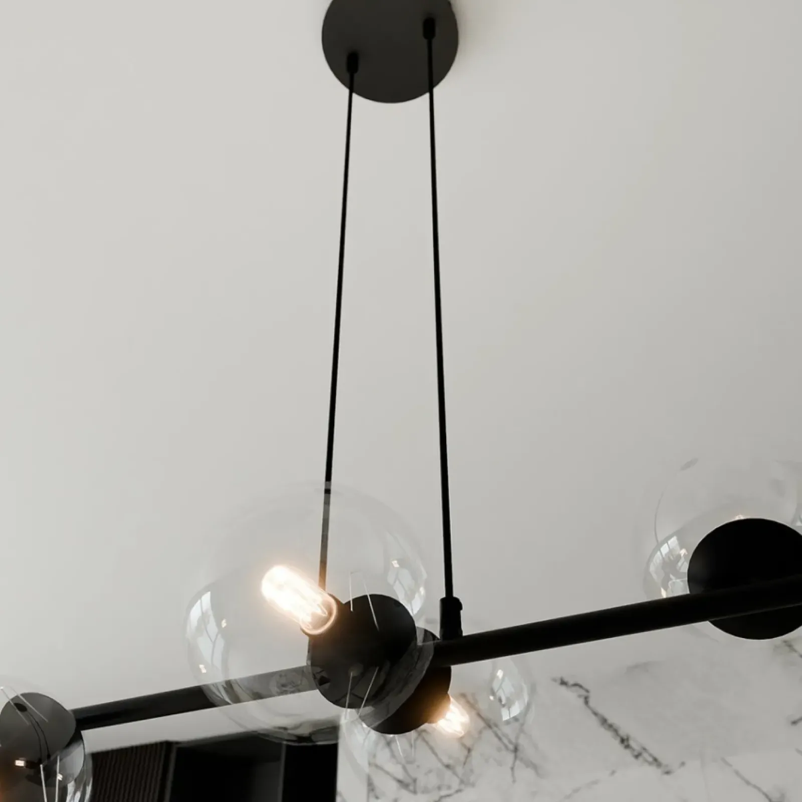 Sklep Kaja Lampa wisząca na sześć żarówek z małym gwintem 874/6 | Kaja Outlet