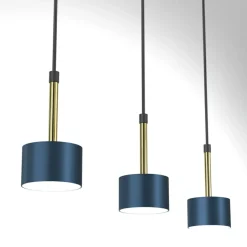 Sklep Kaja Lampa wisząca nad stół, w kolorze niebieskim MLP7773 z serii ARENA | Kaja Oświet Outlet