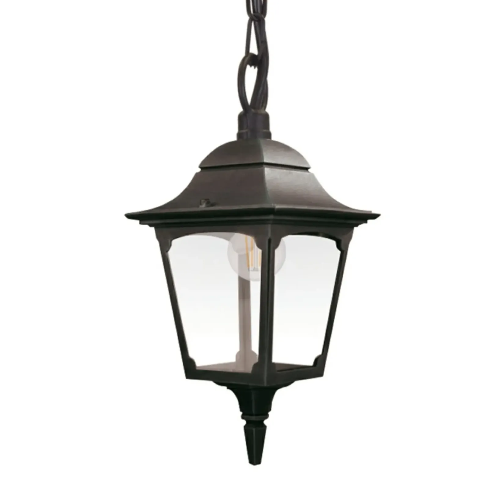 Sklep Kaja Lampa wisząca ogrodowa, w czarnym kolorze CP9-BLACK z serii CHAPEL* Lampy Ogrodowe Stojące