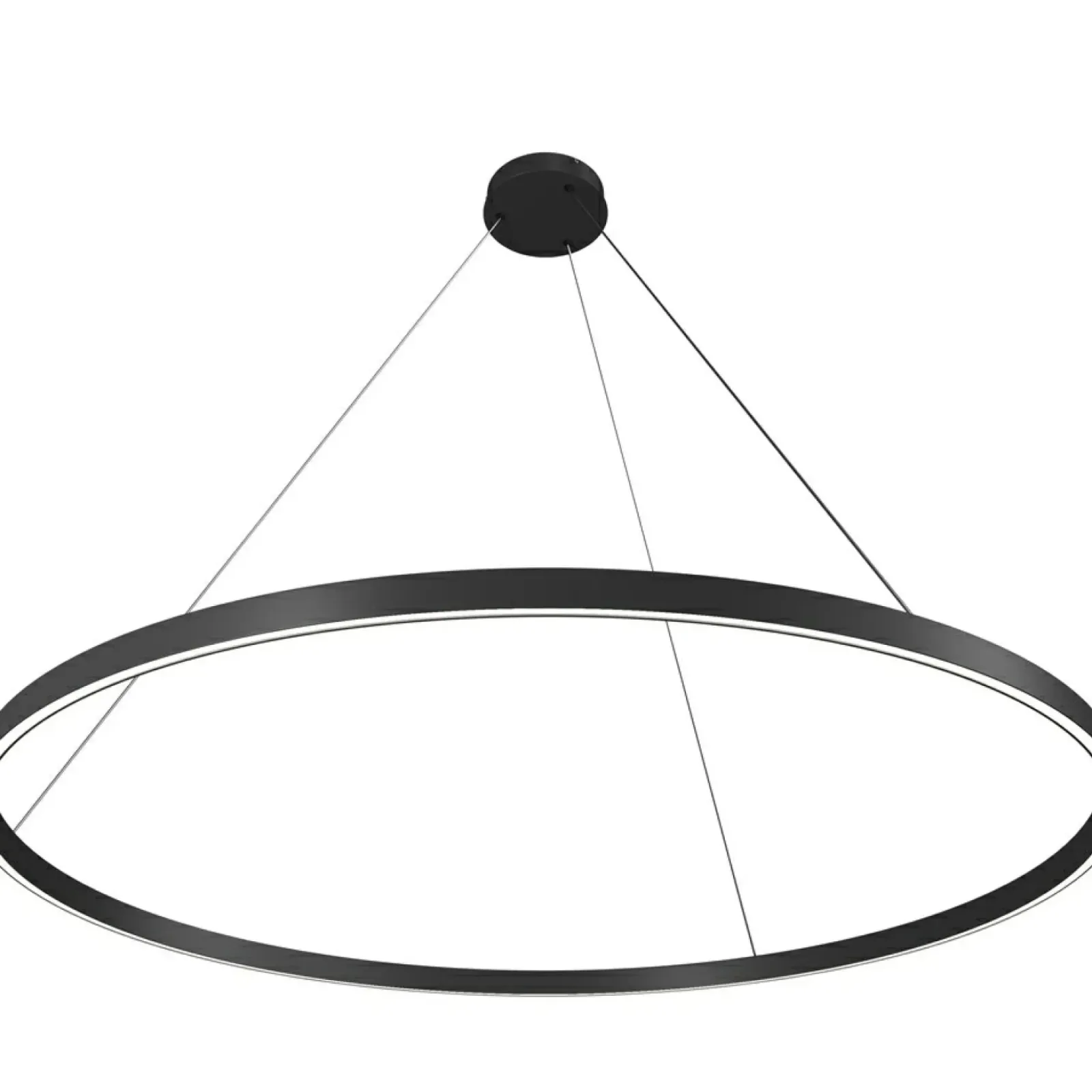 Sklep Kaja Lampa wisząca, okrąg o średnicy 120cm MOD058PL-L65B3K z serii RIM czarny Online