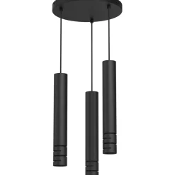 Sklep Kaja Lampa wisząca, okrągła podstawa, 3 zwisy LX 5748 TIBIA STRIPE | Kaja Flash Sale