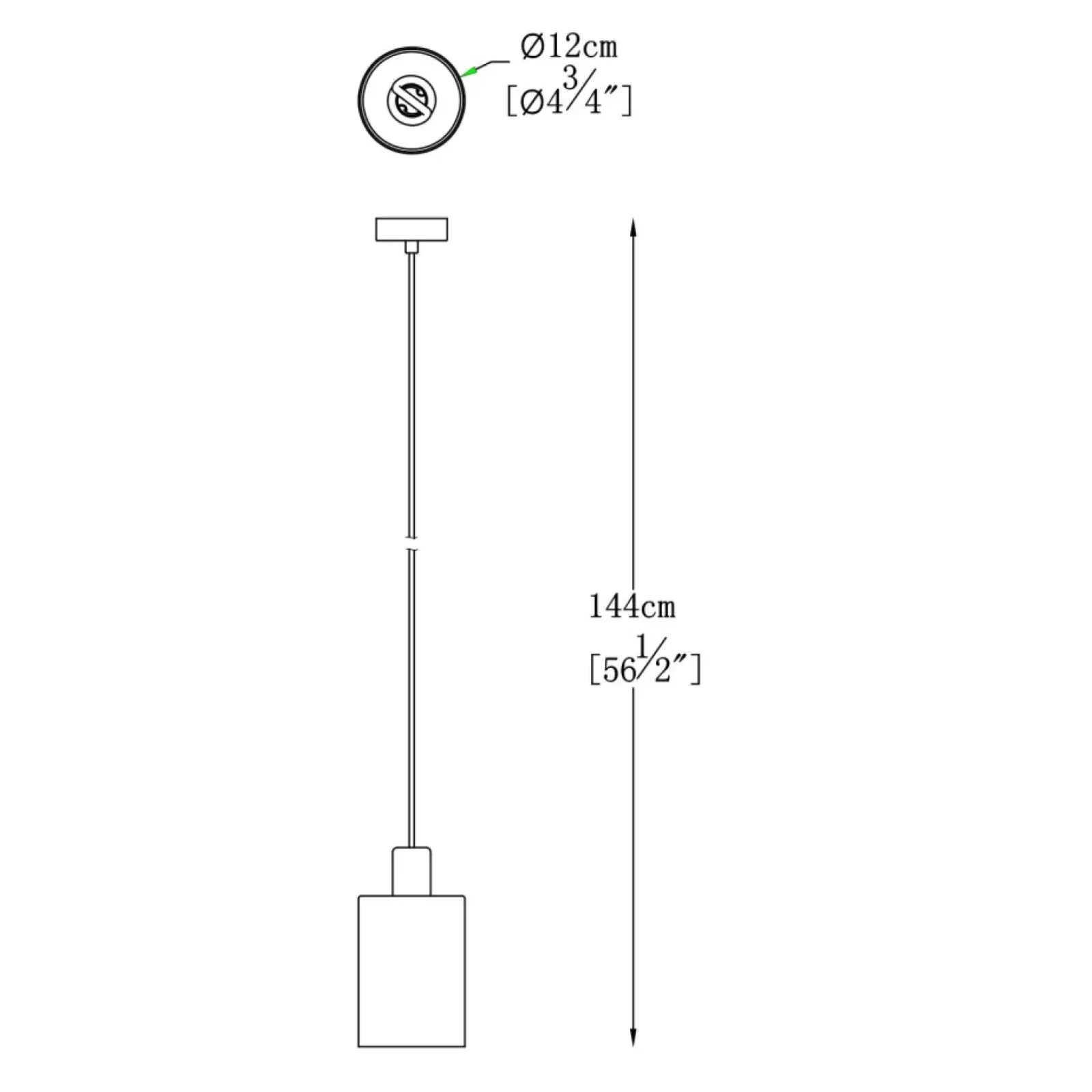 Sklep Kaja Lampa wisząca P0369-01A-F4GQ z serii PIOLI| Kaja Oświetlenie Discount
