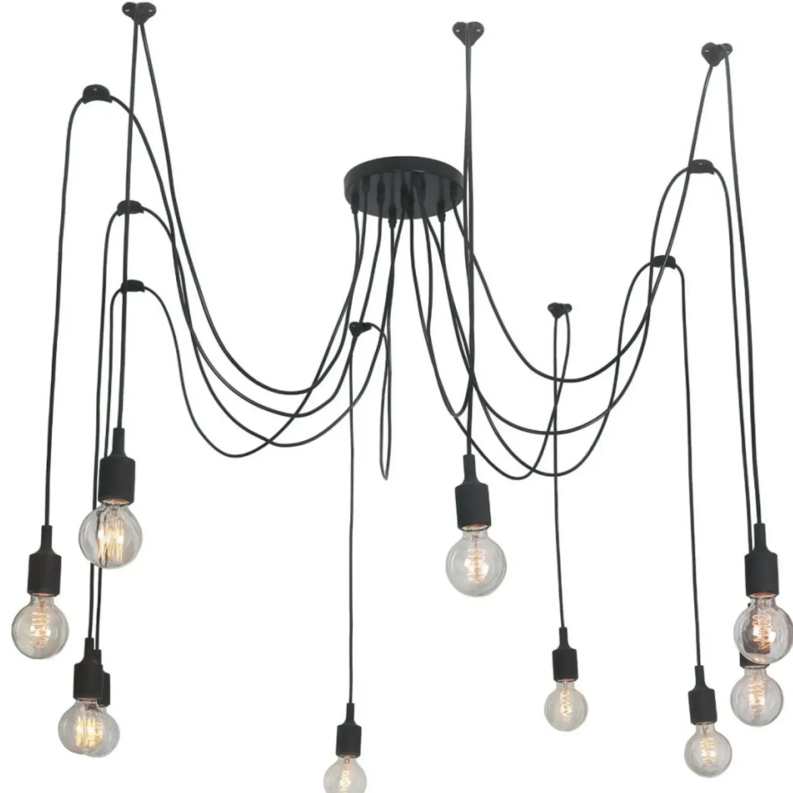 Sklep Kaja Lampa wisząca pająk z 10 linkami LP-90082/10P SOLETO | Kaja Cheap