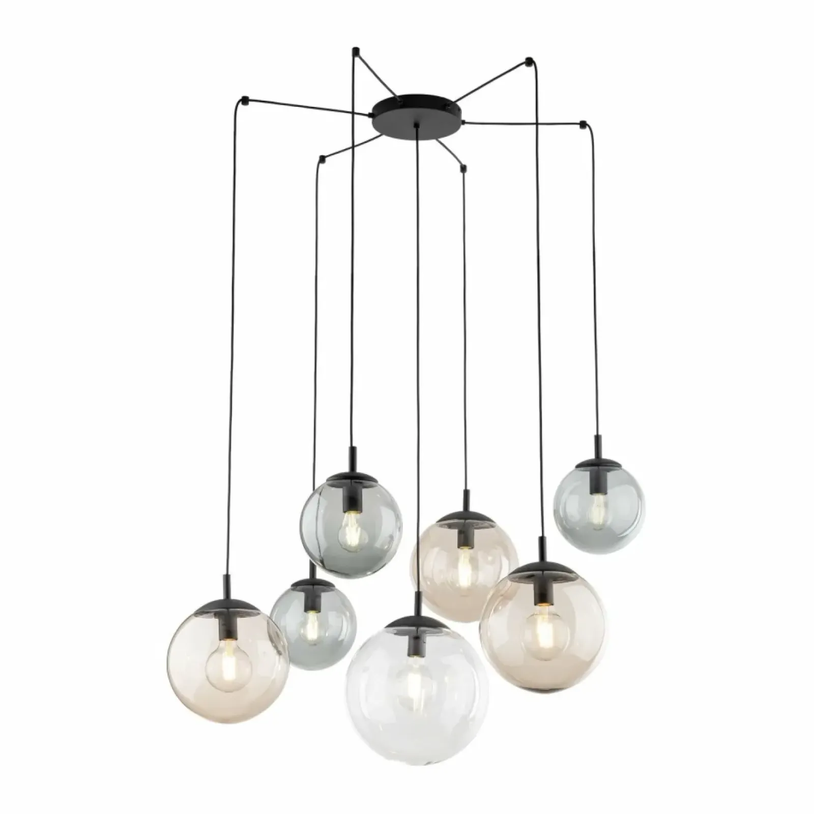 Sklep Kaja Lampa wisząca pająk z kolorowymi kloszami TK 4863 ESME | Kaja Best