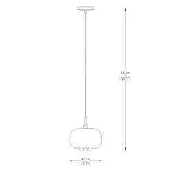 Sklep Kaja Lampa wisząca P0076-01D-F4K9 z serii RAIN| Kaja Oświetlenie Best