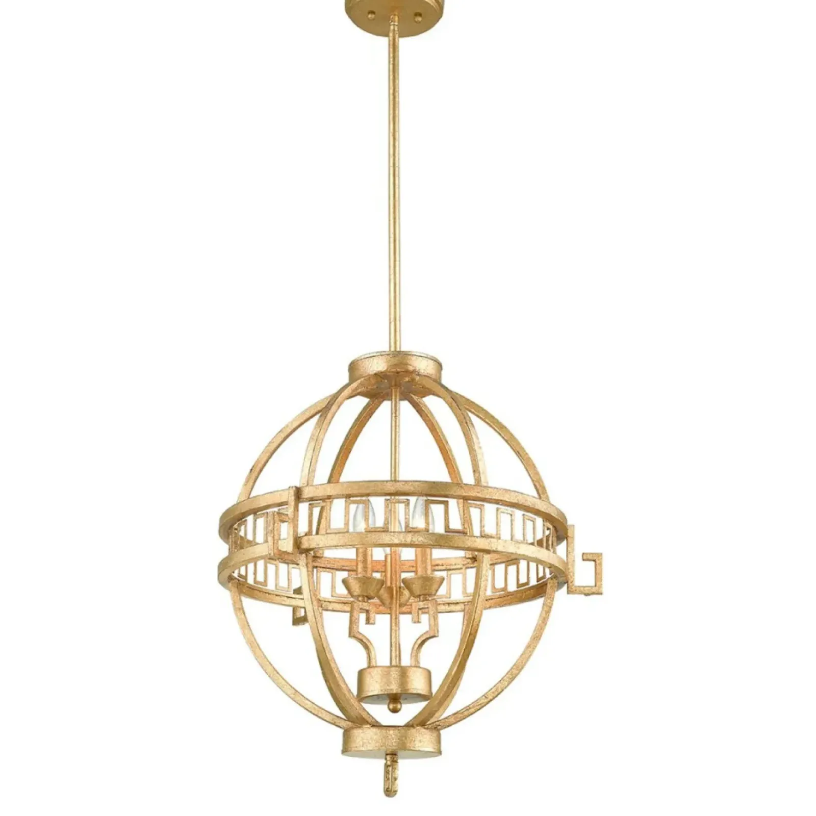 Sklep Kaja Lampa wisząca, postarzane złoto GN-LEMURIA-3P-A z serii LEMURIA postarzanezłoto Shop