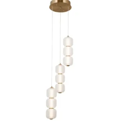 Sklep Kaja Lampa wisząca, regulacja wysokości PND-34362-9-HBR-OPAL z serii GANTI Fashion