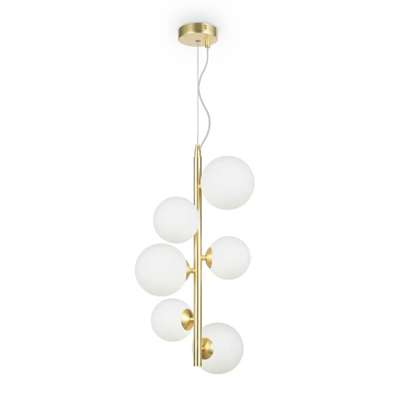 Sklep Kaja Lampa wisząca, regulowana wysokość MOD545PL-06BS z serii DALLAS | Kaja złoty Shop