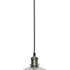 Sklep Kaja Lampa wisząca ryflowany klosz LEDEA 50101272 CHESTER | Kaja Cheap