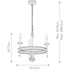 Sklep Kaja Lampa wisząca, styl industrialny CROWN3 z serii CROWN* Randole Tradycyjne