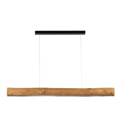 Sklep Kaja Lampa wisząca szeroka drewniana LED 115cm 69680104 LUCAS | Kaja Best