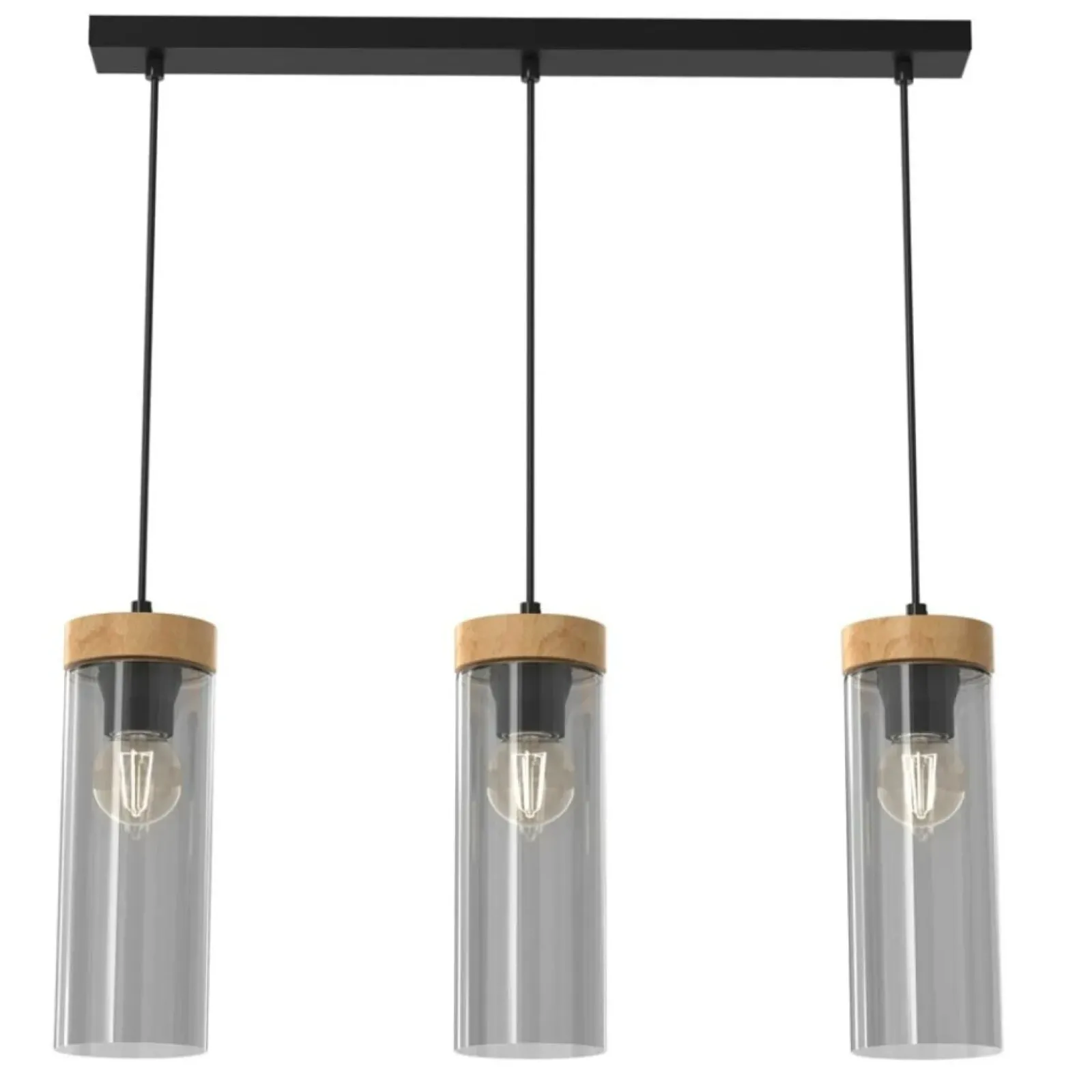 Sklep Kaja Lampa wisząca, trzy klosze w kształcie walców MLP8665 z serii ELICA | Kaja Oświe Discount