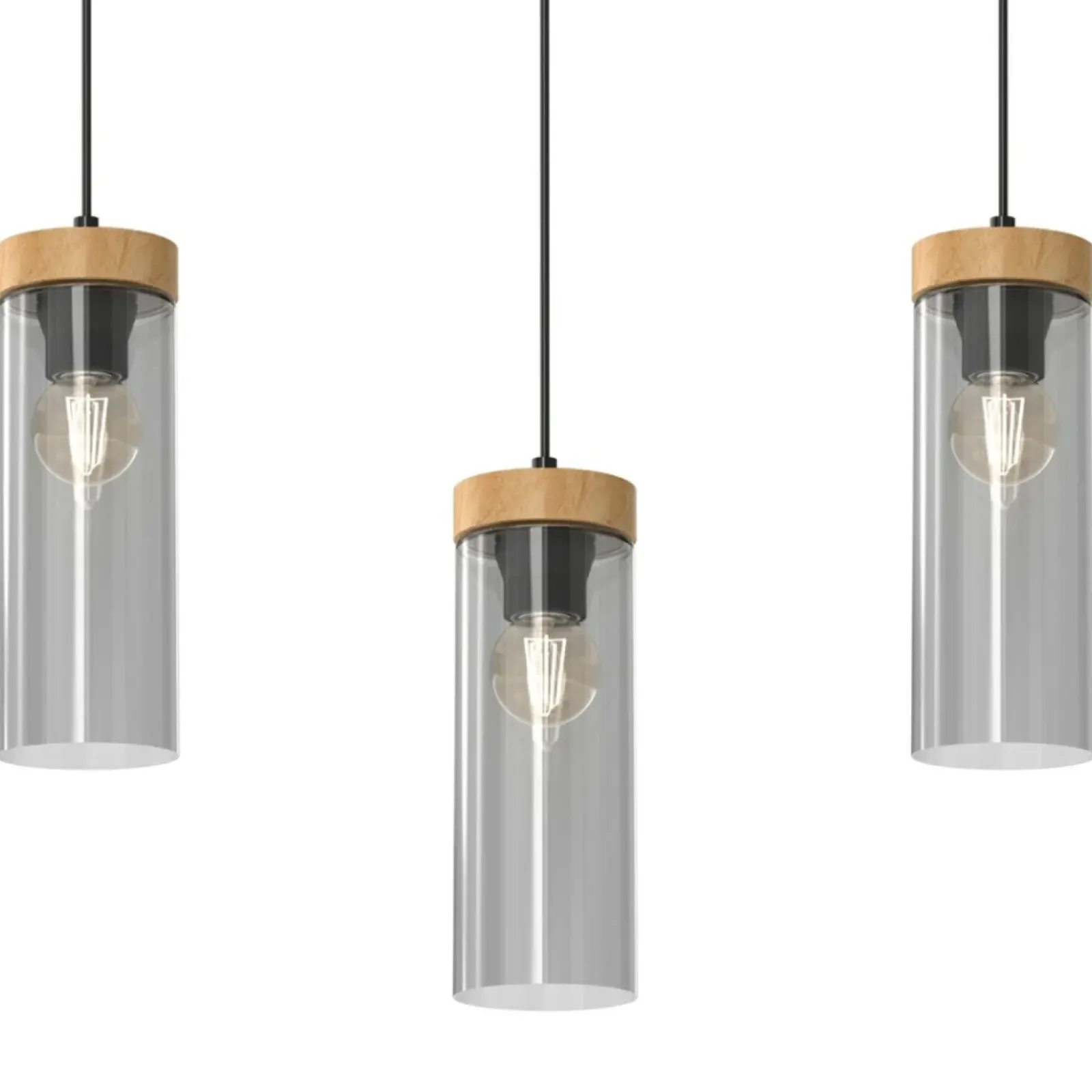 Sklep Kaja Lampa wisząca, trzy klosze w kształcie walców MLP8665 z serii ELICA | Kaja Oświe Discount