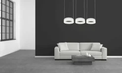 Sklep Kaja Lampa wisząca trzy obręcze LED ⌀20cm ML407 RING | Kaja Oświetlenie New