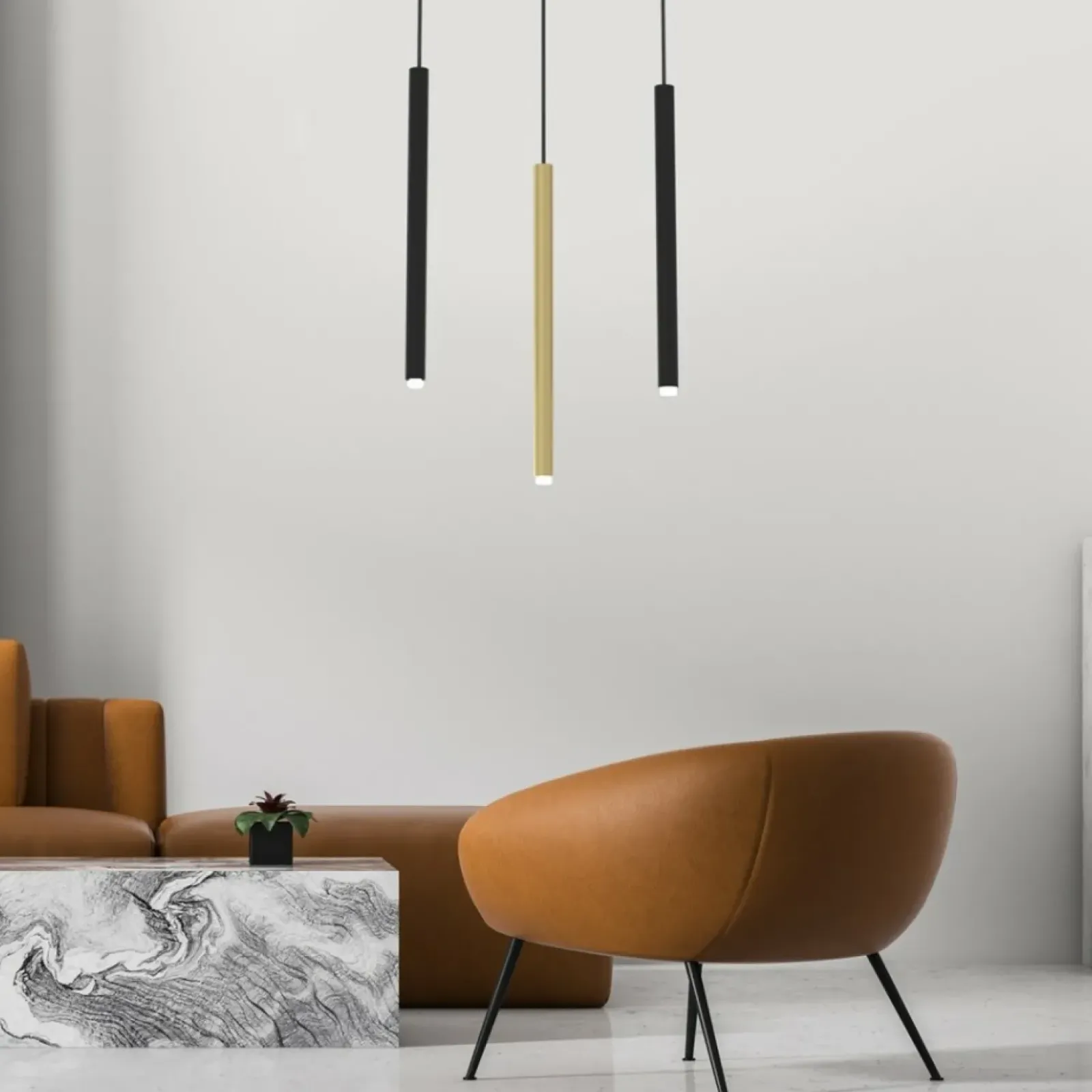 Sklep Kaja Lampa wisząca, tuby w dwóch kolorach MLP8841 z serii MONZA | Kaja Oświetlenie Fashion