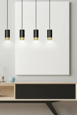 Sklep Kaja Lampa wisząca typu listwa z czterema spotami 817/4 | Kaja Oświetlenie Sale
