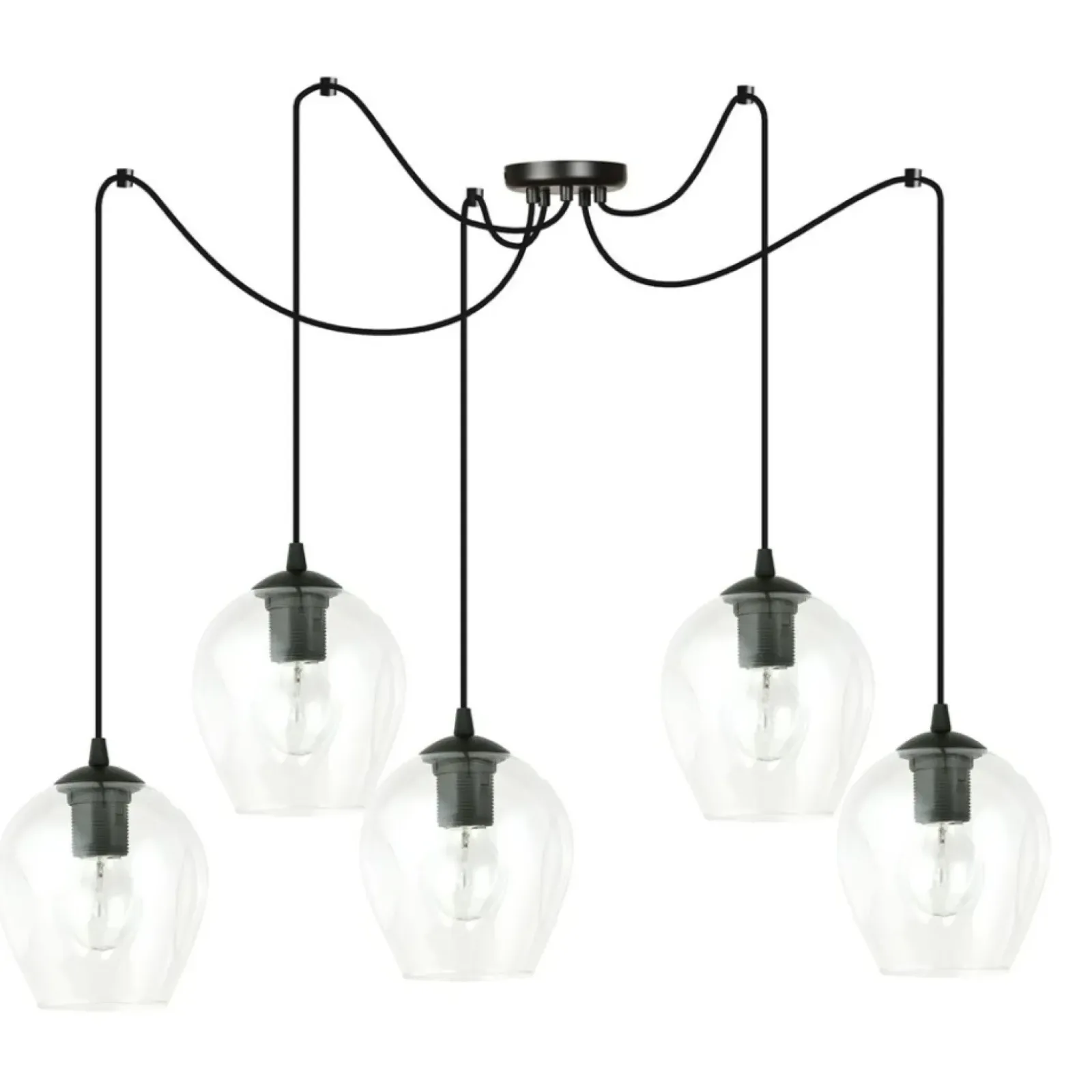 Sklep Kaja Lampa wisząca typu pająk z nieregularnymi kloszami 756/5 LEVEL | Kaja Flash Sale