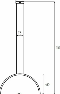 Sklep Kaja Lampa wisząca łuk LED, idealna nad stół MX P0520 TRIO ARC | Kaja Store