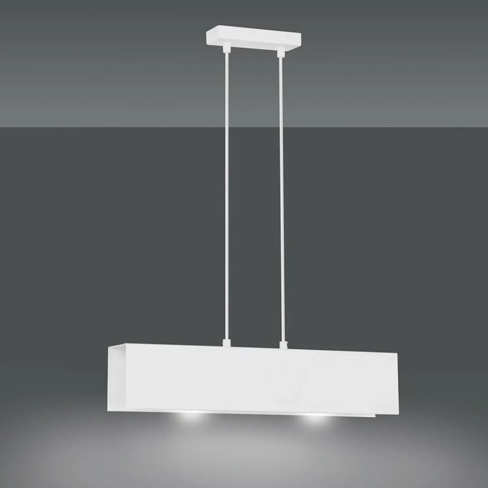 Sklep Kaja Lampa wisząca w m kolorze na dwie żarówki 673/2 | Kaja biały Flash Sale