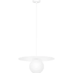 Sklep Kaja Lampa wisząca w m kolorze, klosz ⌀10 cm K-5431 z serii ROBIN biały Fashion