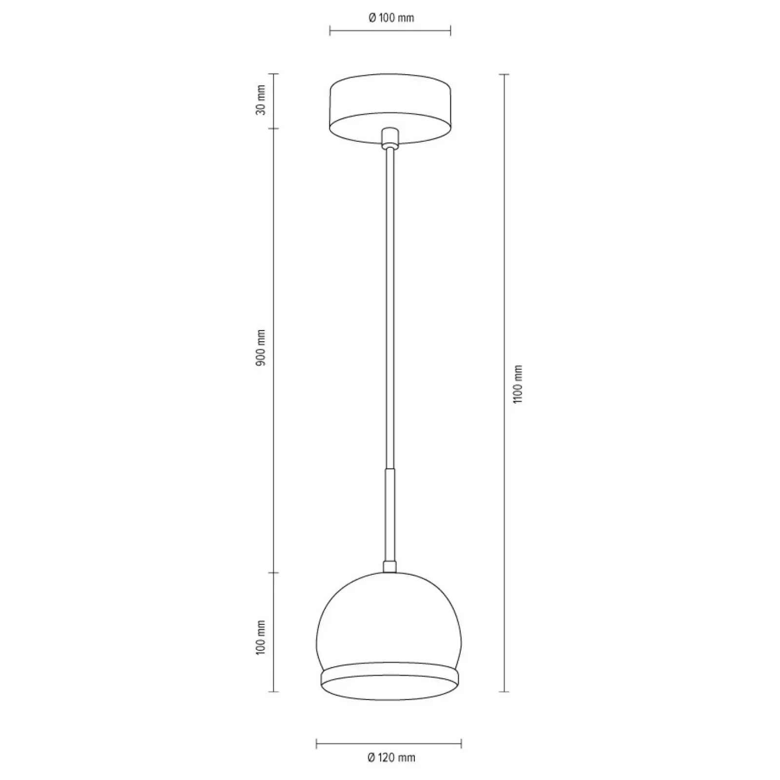 Sklep Kaja Lampa wisząca w formie srebrny kuli GU10 5141174 BALL WOOD | Kaja Clearance