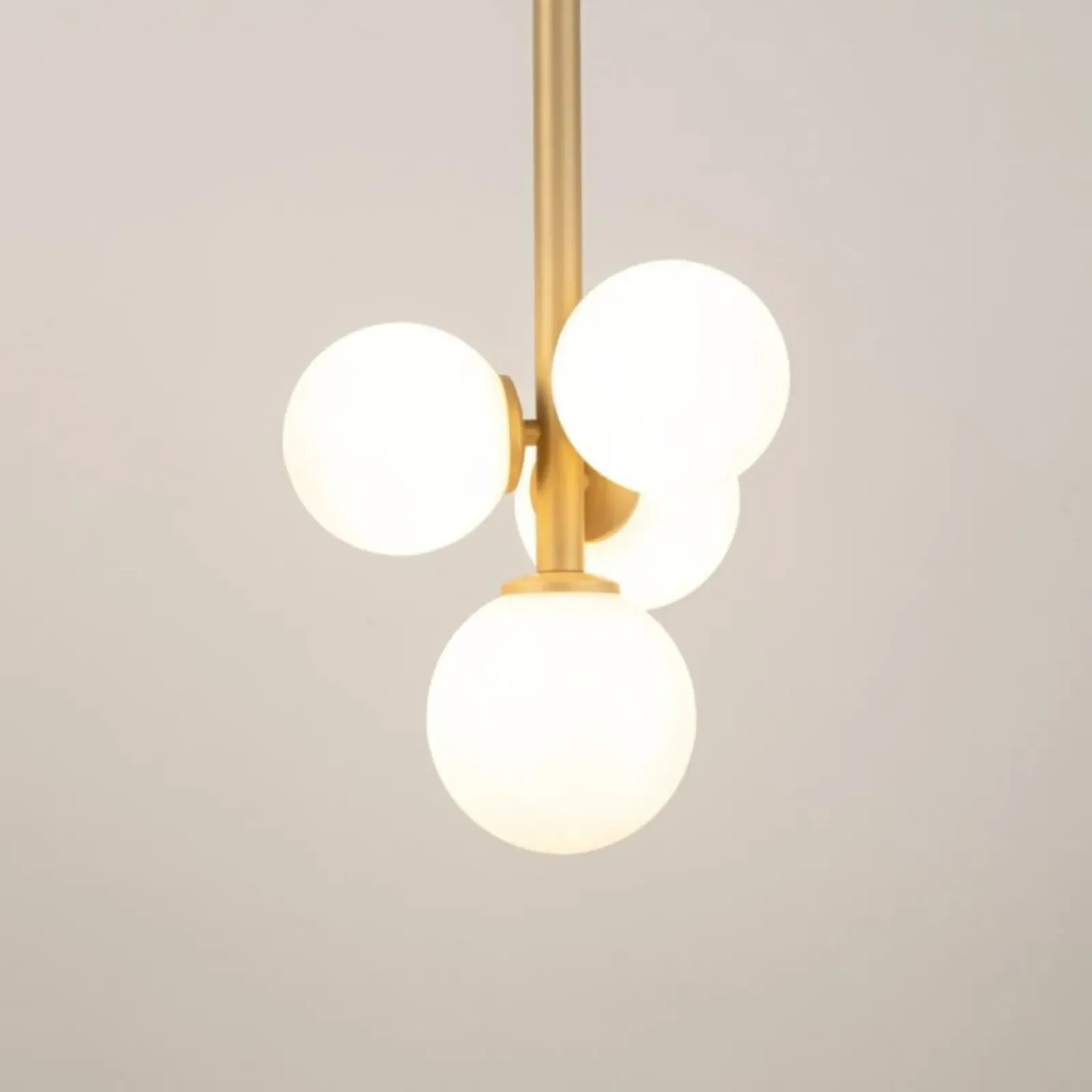 Sklep Kaja Lampa wisząca w kolorze beżowego złota SIG 33606 PERLA | Kaja Clearance