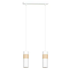 Sklep Kaja Lampa wisząca w kolorze białym i złotym do kuchni 733/2 z serii AKA Shop