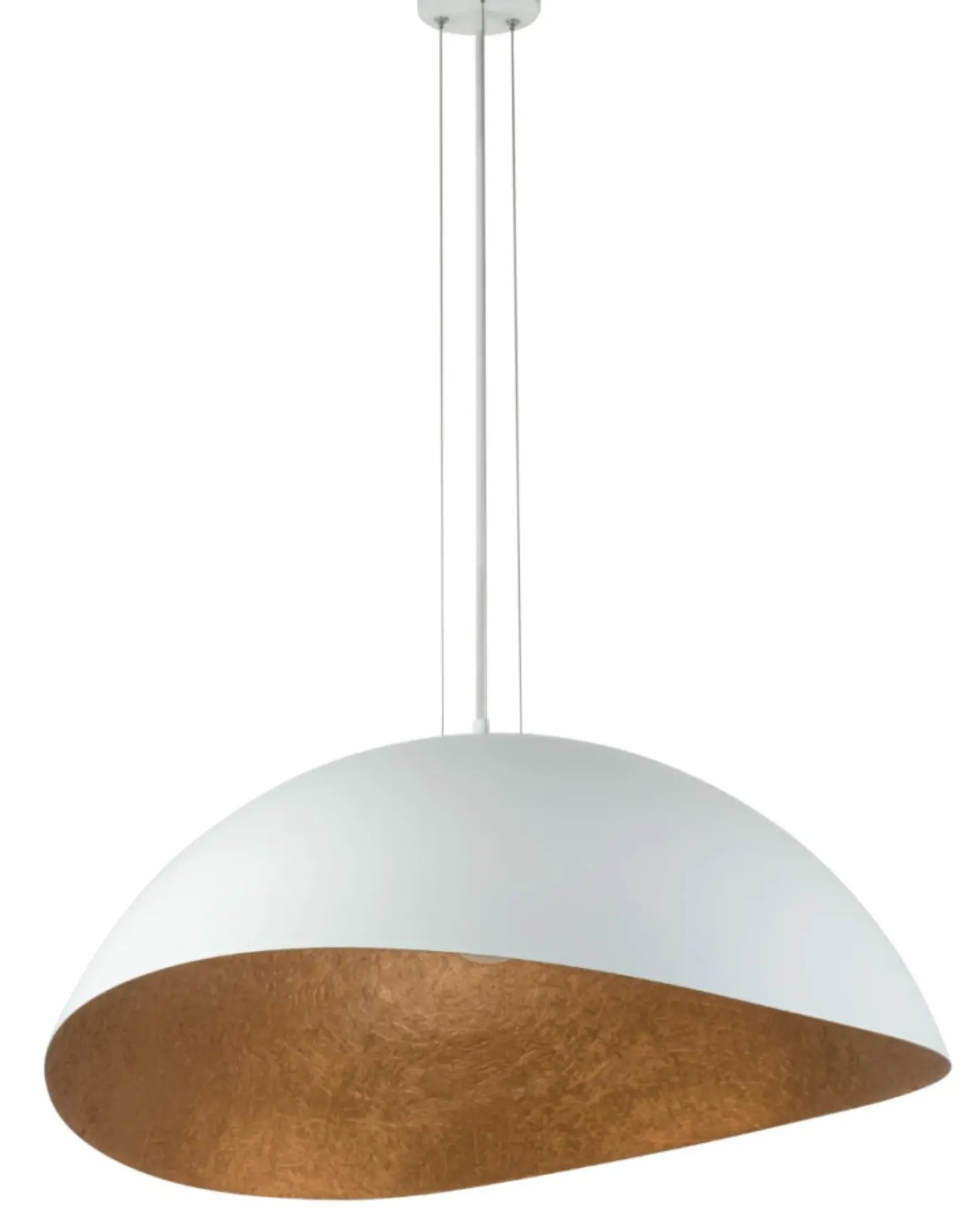 Sklep Kaja Lampa wisząca w kolorze bieli i miedzi SIG 40623 z serii SOLARIS Hot