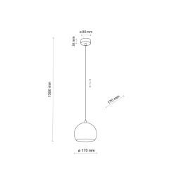 Sklep Kaja Lampa wisząca w kolorze brązowym TK 10170 ZOE BROWN | Kaja Oświetlenie Discount
