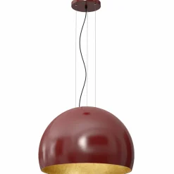 Sklep Kaja Lampa wisząca, w kolorze burgungowym i złotym LX 1689 z serii COMPO Sale