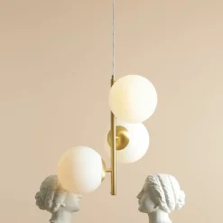 Sklep Kaja Lampa wisząca w kolorze mosiądzu, do salonu 1120E40_M z serii FIN Zadzwońporabattel.783200183(8-16)/mailsklep@kaja.com.pl Discount