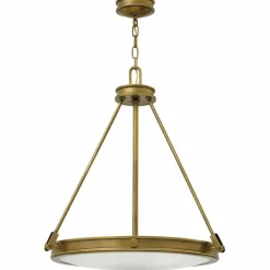 Sklep Kaja Lampa wisząca w kolorze starego mosiądzu HK-COLLIER-P z serii COLLIER* Randole Tradycyjne