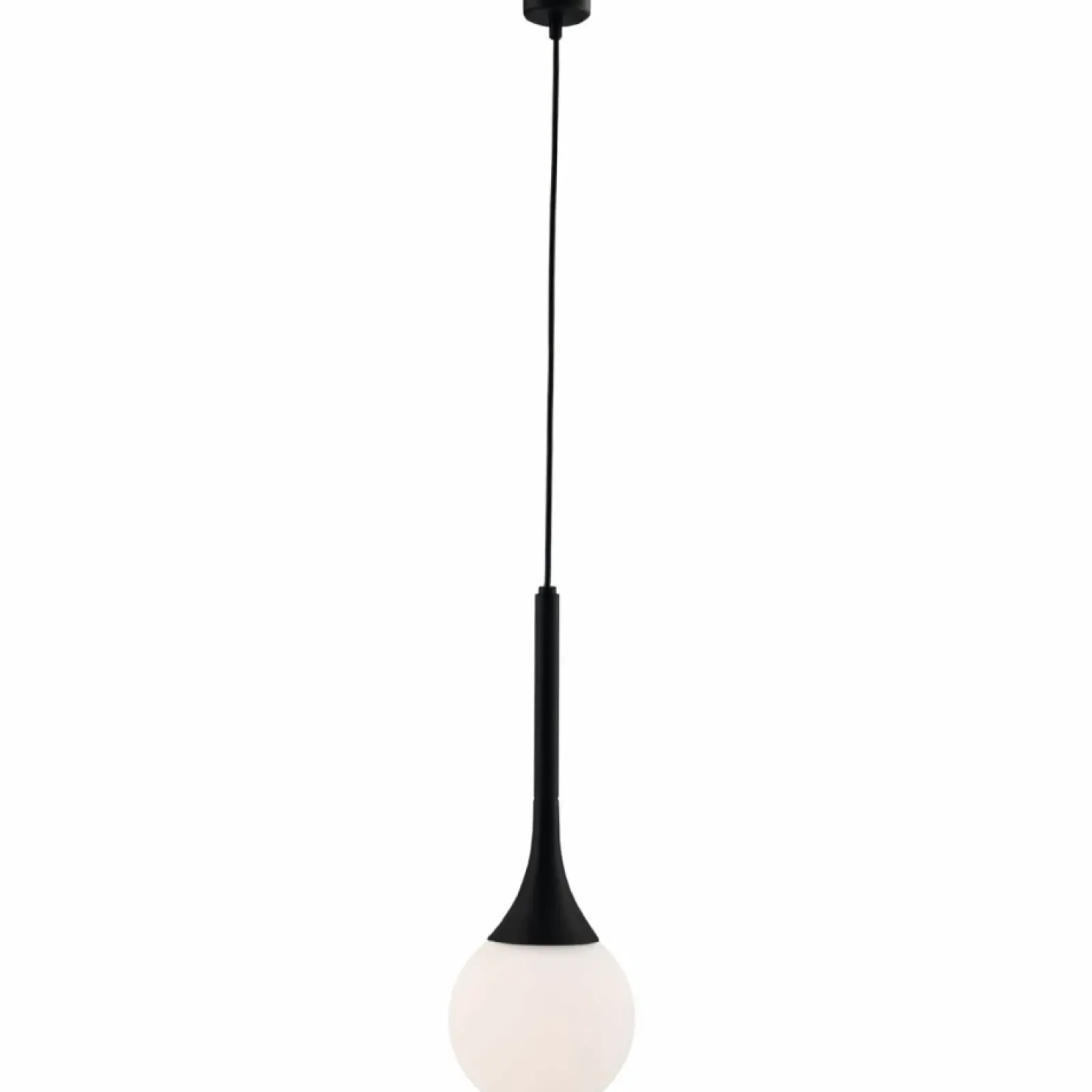 Sklep Kaja Lampa wisząca w kształcie łezki, czarny zwis ANT 5169 JUN | Kaja Sale