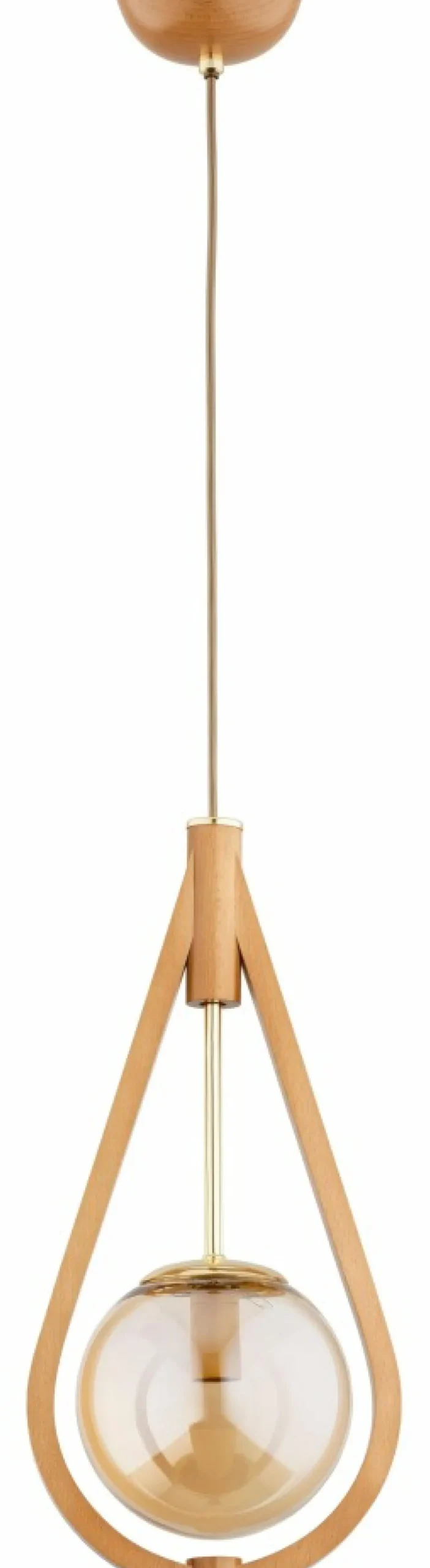 Sklep Kaja Lampa wisząca w kształcie kropli, z drewna AL 61215 GOTA | Kaja Outlet