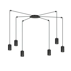 Sklep Kaja Lampa wisząca w kształcie pająka na gwinty GU10 524/6 | Kaja czarny Best Sale