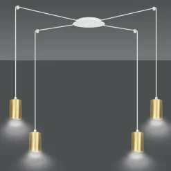 Sklep Kaja Lampa wisząca w kształcie pająka z tubami 527/4 | Kaja Oświetlenie Store