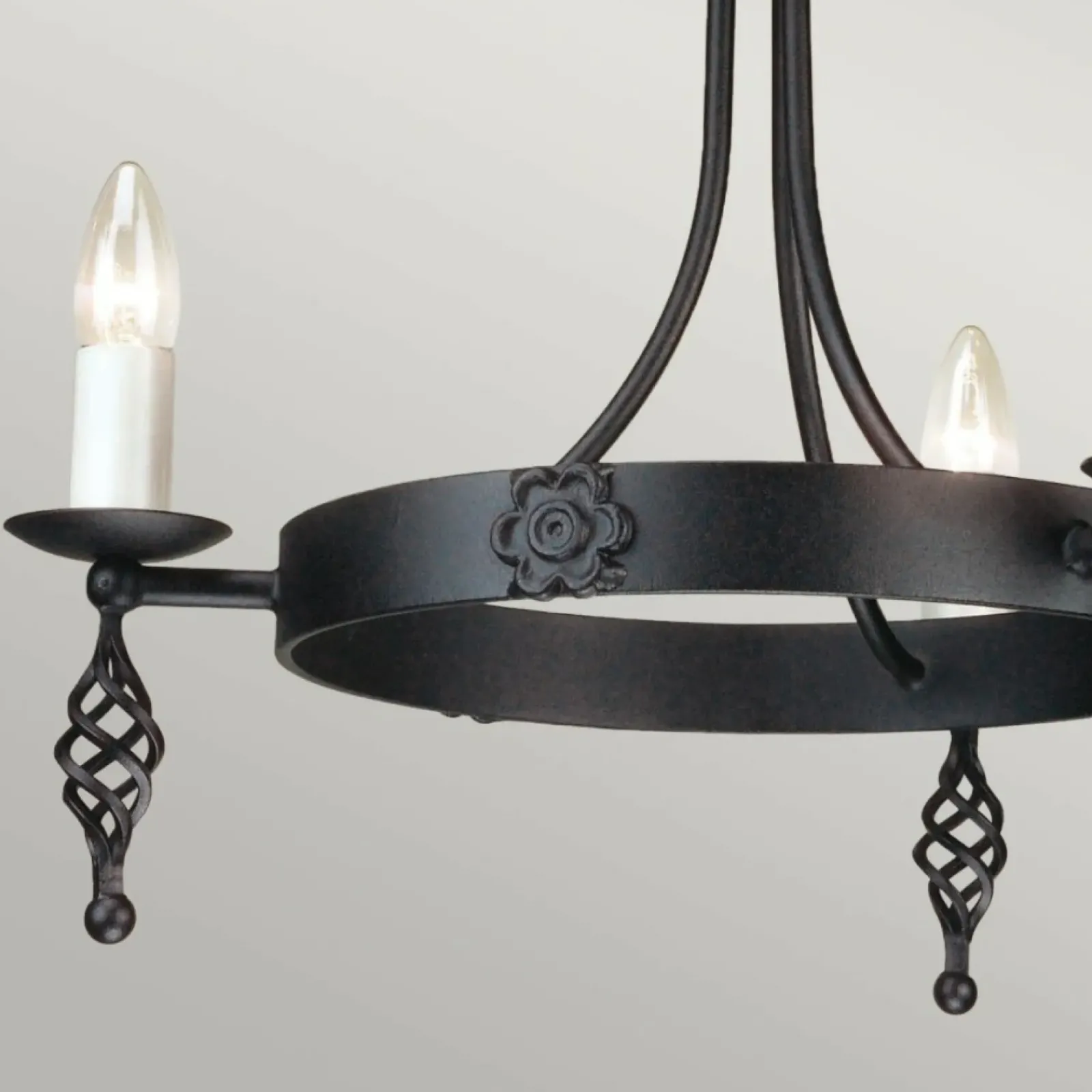 Sklep Kaja Lampa wisząca w pałacowym stylu BY3-BLACK z serii BELFRY* Randole Tradycyjne