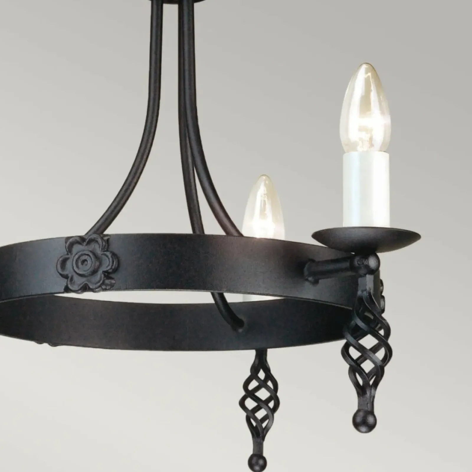 Sklep Kaja Lampa wisząca w pałacowym stylu BY3-BLACK z serii BELFRY* Randole Tradycyjne