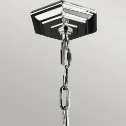 Sklep Kaja Lampa wisząca w srebrnym kolorze FE-CORINNE-6P-L z serii CORINNE* Randole Tradycyjne
