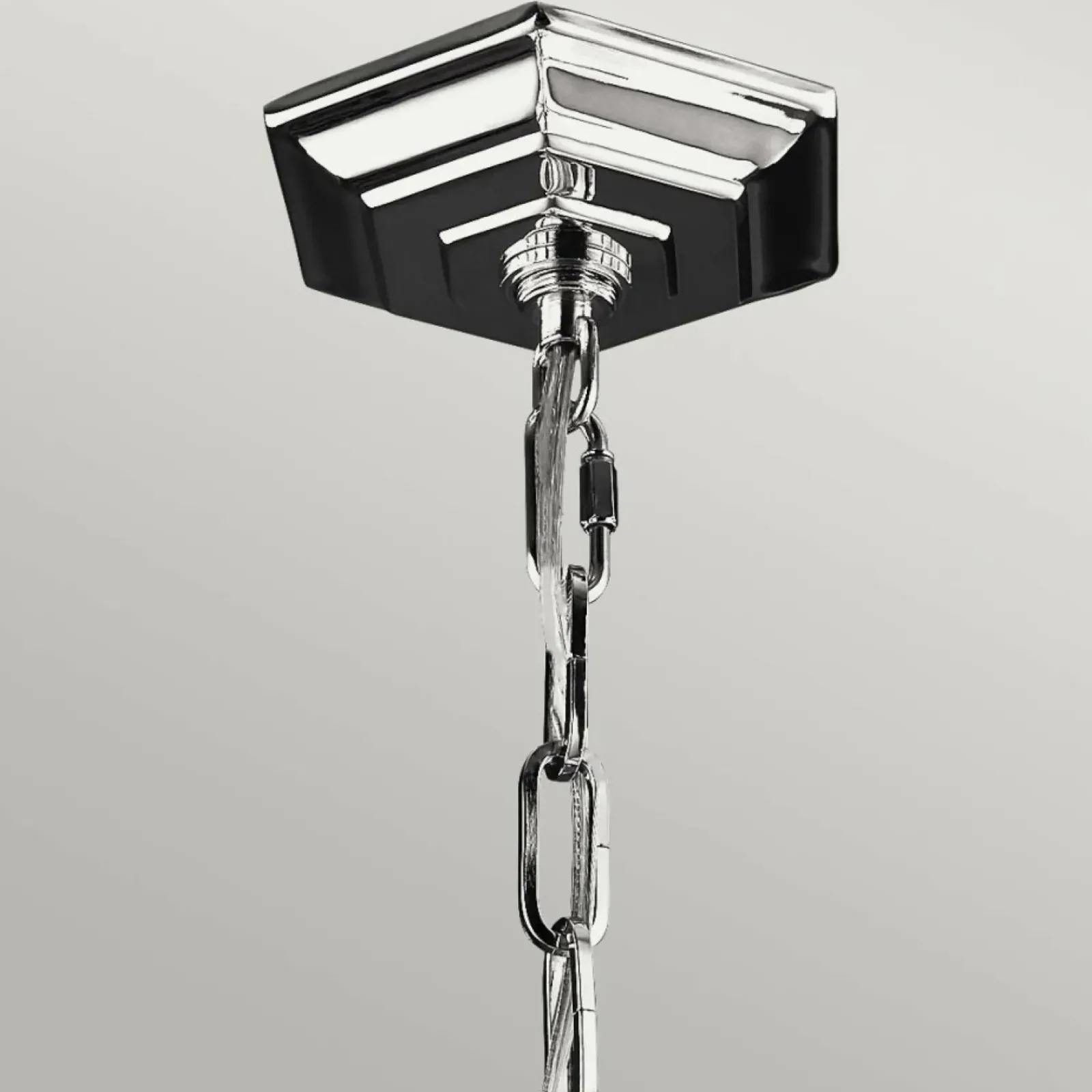 Sklep Kaja Lampa wisząca w srebrnym kolorze FE-CORINNE-6P-L z serii CORINNE* Randole Tradycyjne
