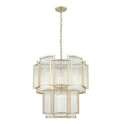 Sklep Kaja Lampa wisząca w stylu glamour P0528-08A-V6AC SERGIO | Kaja Fashion