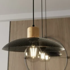 Sklep Kaja Lampa wisząca w stylu loft, idealna nad stół 1318/3 KOBE | Kaja czarny New