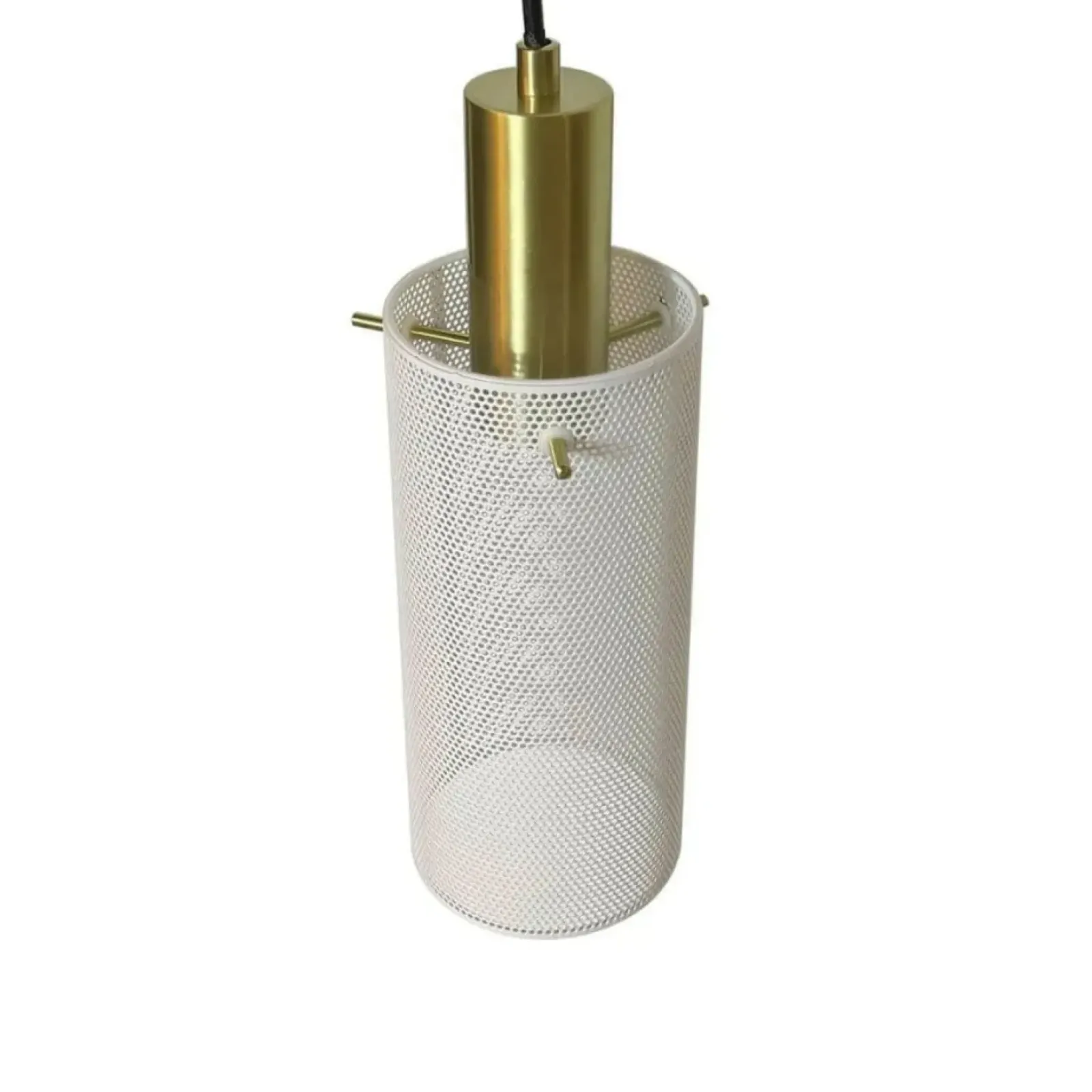Sklep Kaja Lampa wisząca, wąski, druciany klosz LP-945/1P WH TIRANA | Kaja Fashion