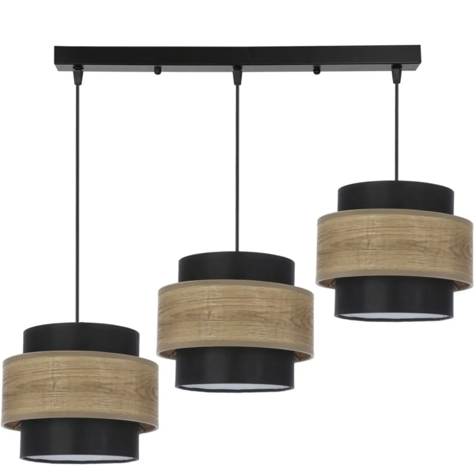 Sklep Kaja Lampa wisząca z abażurami w stylu rustykalnym 33-17895 TWIN | Kaja Cheap