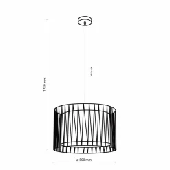 Sklep Kaja Lampa wisząca z abażurem, gwint E27 TK 4562 HARMONY | Kaja Oświetlenie Sale