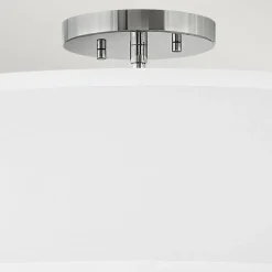 Sklep Kaja Lampa wisząca z abażurem, srebrna HK-GRAHAM-L-PN z serii GRAHAM polerowanynikiel Store
