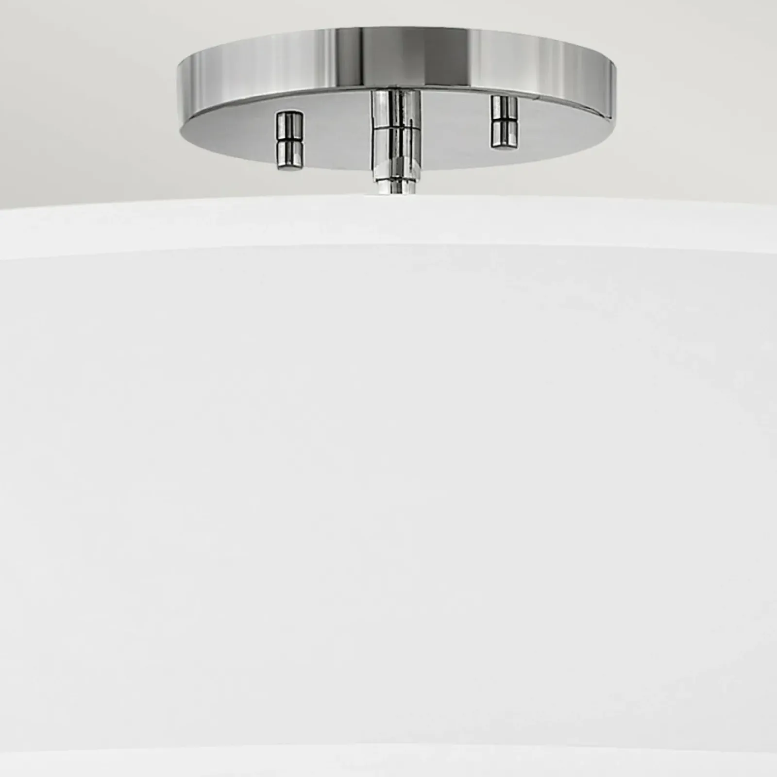Sklep Kaja Lampa wisząca z abażurem, srebrna HK-GRAHAM-L-PN z serii GRAHAM polerowanynikiel Store