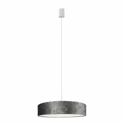 Sklep Kaja Lampa wisząca z abażurem z ciekawym wzorem 8948 | Kaja Oświetlenie szary Store